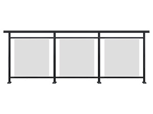 鋁合金玻璃護欄 鋁合金玻璃護欄
