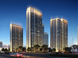 合肥保利和光塵樾小區百葉窗、樓梯扶手定制